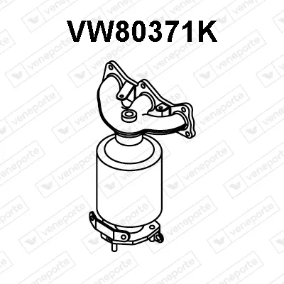 Catalizador codo admisión Seat IBIZA III · Vw POLO IV