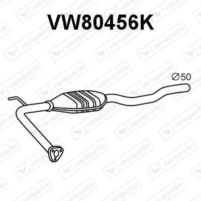 Catalizador Vw TRANSPORTER T4 Bus · Vw TRANSPORTER T4 Van · Vw TRANSPORTER T4 Platform/Chassis (70E, 70L, 70M, 7DE, 7DL, 7D