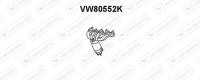 Catalizador codo admisión Vw CADDY III Box Body/MPV · Vw CADDY III MPV