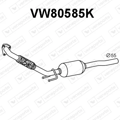 Catalizador Seat CORDOBA · Skoda FABIA I · Vw POLO IV