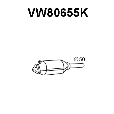 Catalizador VENEPORTE VW80655K
