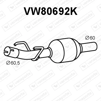 Catalizador Vw LT 28-35 II Bus · Vw LT 28-46 II Van · Vw LT 28-46 II Platform/Chassis