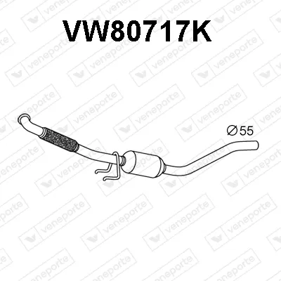 Catalizador Vw TRANSPORTER T5 Platform/Chassis (7JD, 7JE, 7JL, 7JY, 7JZ, 7F · Vw TRANSPORTER T5 Van · Vw TRANSPORTER T5 Bus