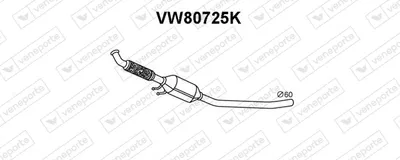 Catalizador Vw TRANSPORTER T5 Platform/Chassis (7JD, 7JE, 7JL, 7JY, 7JZ, 7F · Vw TRANSPORTER T5 Van · Vw TRANSPORTER T5 Bus