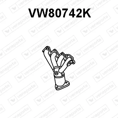 Catalizador codo admisión Vw GOLF V