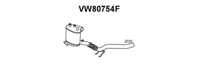 Filtro de partículas VENEPORTE VW80754F