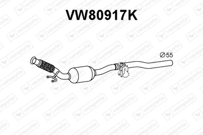 Catalizador Vw GOLF VII · Vw GOLF VII Variant