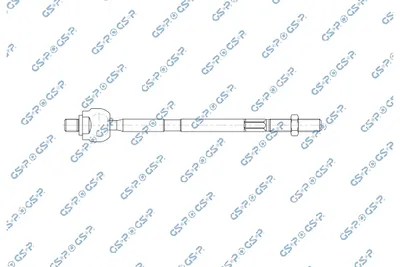 Articulación axial, barra de acoplamiento Fiat LINEA · Fiat FIORINO Box Body/MPV · Fiat QUBO