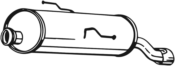Silenciador posterior Peugeot 206 Hatchback