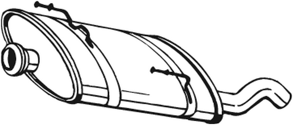 Silenciador posterior Peugeot 206 Hatchback · Peugeot 206+