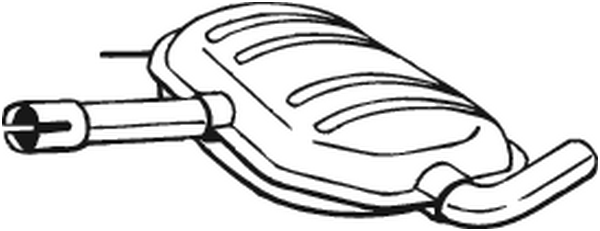 silenciador del medio Vw PASSAT B3/B4 · Vw PASSAT B3/B4 Variant