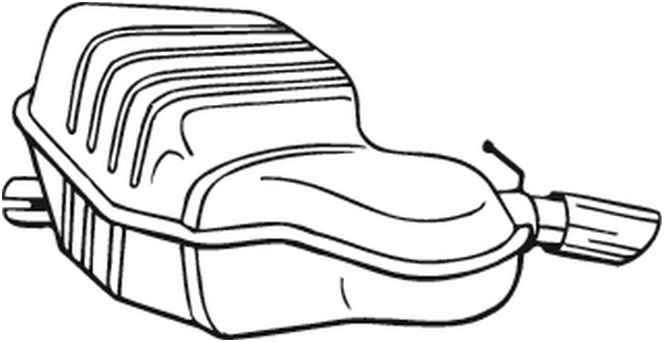 Silenciador posterior Volvo S60 I