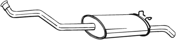 Silenciador posterior Renault 19 I · Renault 19 II · Renault 19 I Hatchback Van
