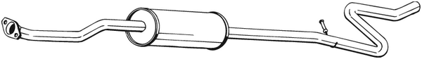 silenciador del medio Citroën C3 I · Citroën C3 Pluriel