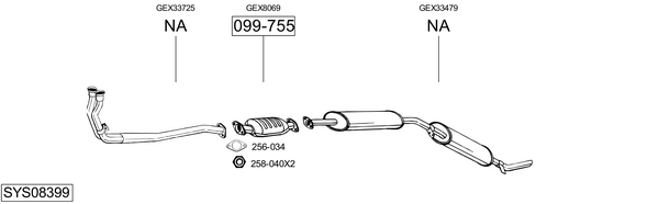 Sistema de gases de escape Rover MINI Hatchback