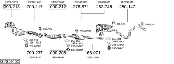 Sistema de gases de escape Hyundai i30
