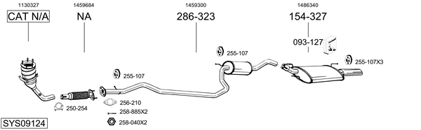 Sistema de gases de escape Ford PUMA