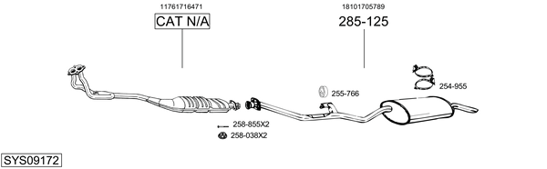 Sistema de gases de escape Bmw 3 Touring