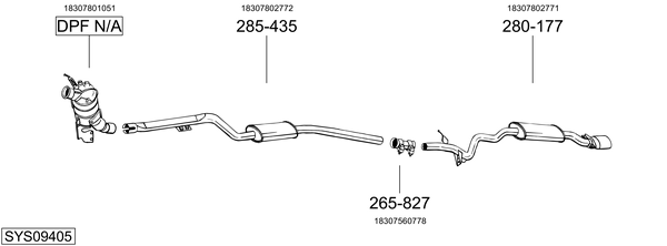 Sistema de gases de escape Bmw 3 Coupe