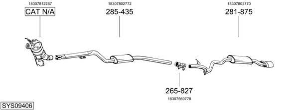 Sistema de gases de escape Bmw 3 Coupe