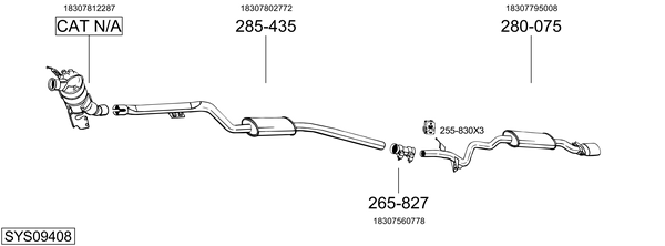 Sistema de gases de escape Bmw 3 Touring