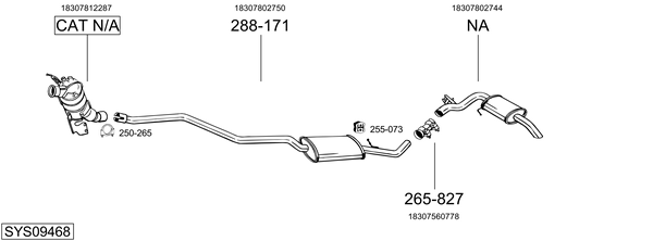 Sistema de gases de escape Bmw 1