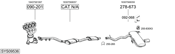Sistema de gases de escape Bmw 3 Touring