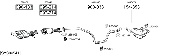 Sistema de gases de escape Ford S-MAX