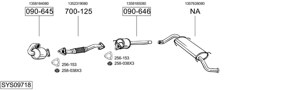 Sistema de gases de escape Fiat DUCATO Van
