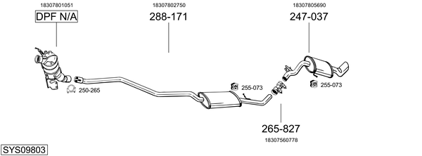 Sistema de gases de escape Bmw 1