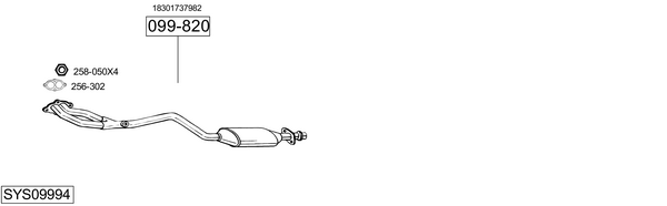Sistema de gases de escape Bmw 3 Coupe