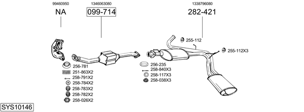 Sistema de gases de escape Fiat DUCATO Van