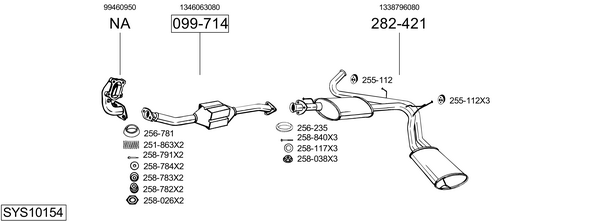 Sistema de gases de escape Fiat DUCATO Van