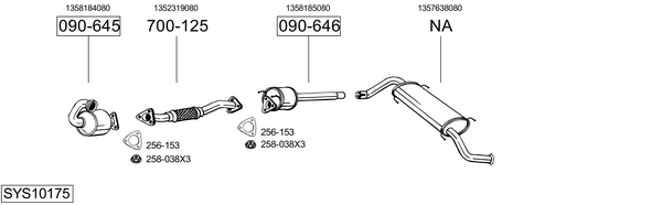 Sistema de gases de escape Fiat DUCATO Bus