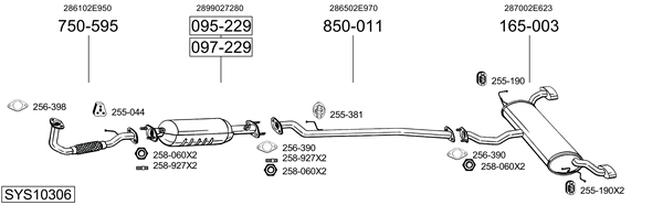 Sistema de gases de escape Hyundai TUCSON