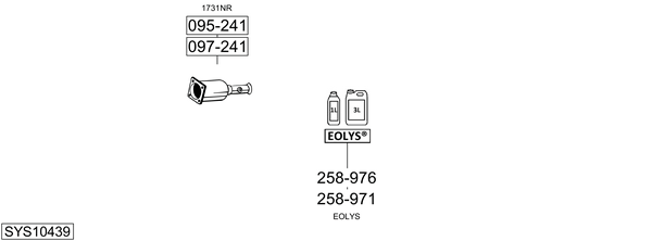 Sistema de gases de escape Peugeot 407