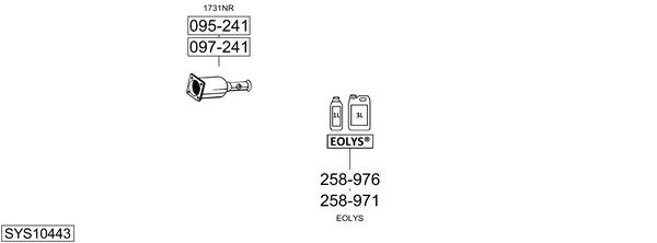Sistema de gases de escape Peugeot 407 SW