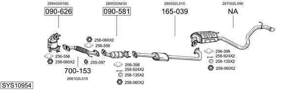 Sistema de gases de escape Hyundai i30 Estate
