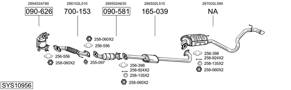 Sistema de gases de escape Hyundai i30 Estate