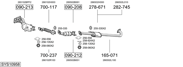 Sistema de gases de escape Hyundai i30 Estate