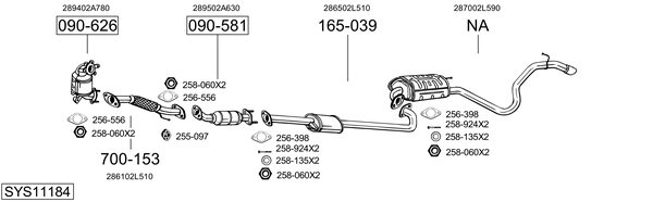 Sistema de gases de escape Hyundai i30 Estate