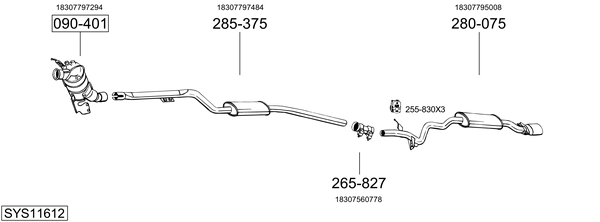 Sistema de gases de escape Bmw 3 Touring