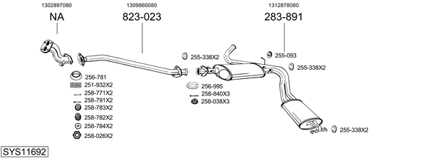 Sistema de gases de escape Fiat DUCATO Van