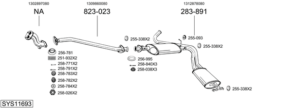 Sistema de gases de escape Fiat DUCATO Van