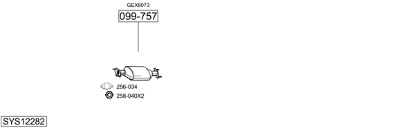 Sistema de gases de escape Rover 200 II Hatchback