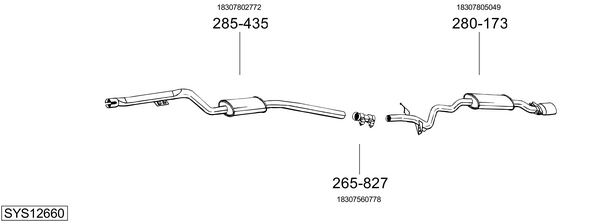 Sistema de gases de escape Bmw 3