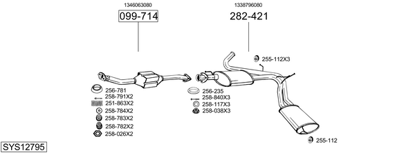 Sistema de gases de escape Fiat DUCATO Platform/Chassis
