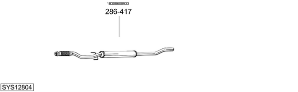 Sistema de gases de escape Mini MINI CLUBMAN