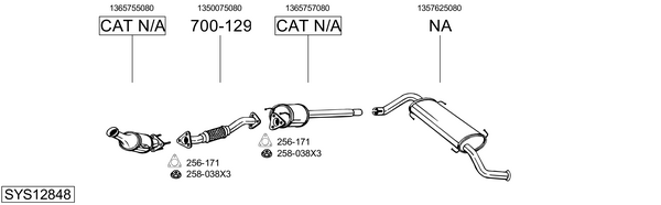 Sistema de gases de escape Fiat DUCATO Platform/Chassis