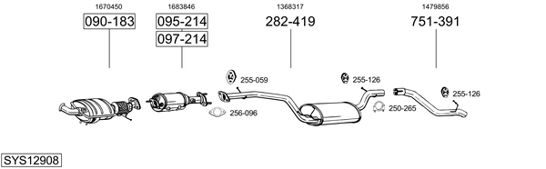 Sistema de gases de escape Ford C-MAX